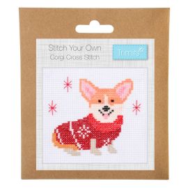 Counted Cross Stitch Kit: Corgi